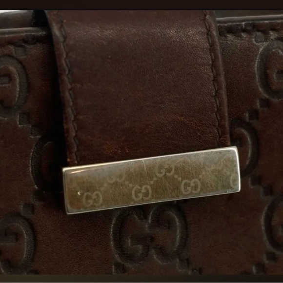 Gucci Dark Brown GG Guccisima Leather Wallet - Picture 4 of 7